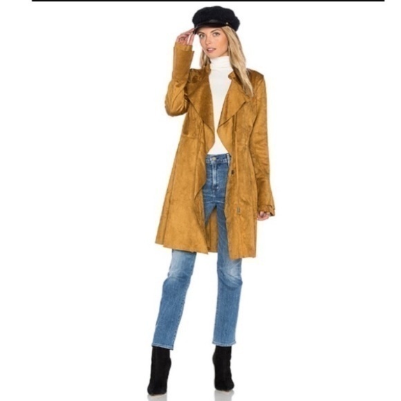 Free People Jackets & Blazers - ✅ Free People Jacket Meadow Faux Suede in Sand Brown